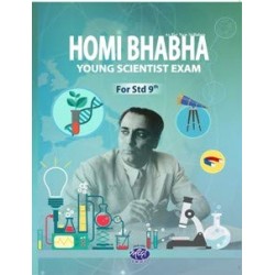 Homi Bhabha Young Scientist Exam book Std 9